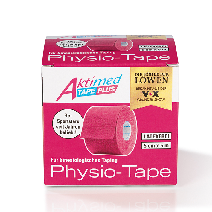 Aktimed TAPE PLUS 5 cm x 5 m, pink, Kinesiologie-Tape (1 Rl.)