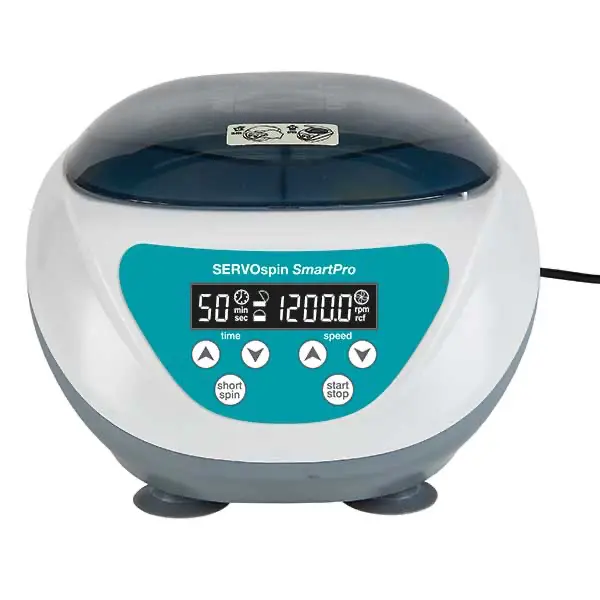 SERVOspin SMARTpro Mikro-Hämatokrit-Zentrifuge, 230 Volt inkl. 100 HKT-Kapillaren & Verschlusswachs