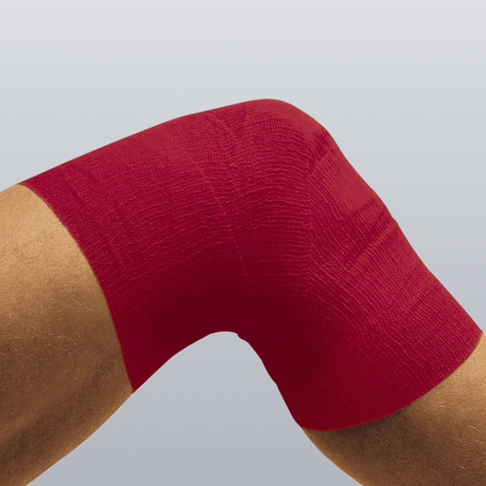 Elastomull haft color Fixierbinde, 20 m x 10 cm, rot