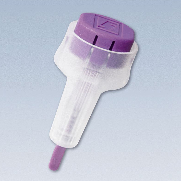 Safety-Lanzetten Super 1,50 mm breit, Tiefe 1,6 mm, lila (200 Stck.)