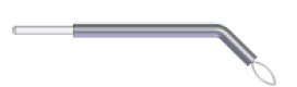 Schlingenelelektrode mini Fig. 52, elipse, abgewinkelt, 1,6mm Anschluss