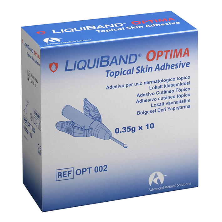 LiquiBand OPTIMA Hautkleber steril (10 Ampullen á 0,35 g)