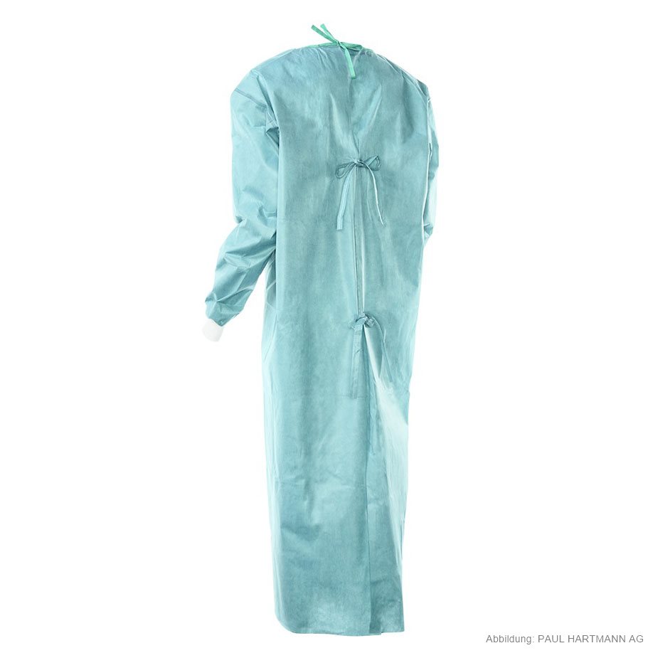 Foliodress gown Comfort Basic OP-Bindekittel steril Gr. L 123 cm lang