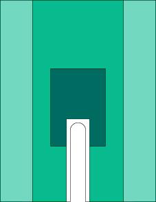Schlitztücher selbstklebend 200 x 260 cm (14 Stck.)