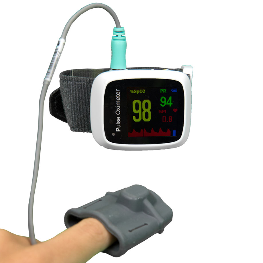 Handgelenkpulsoximeter AP-10 inkl. SpO2-Soft-Fingersensor