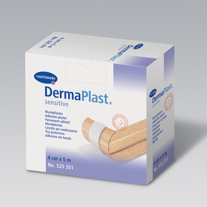 DermaPlast soft Wundpflaster 5 m x 4 cm