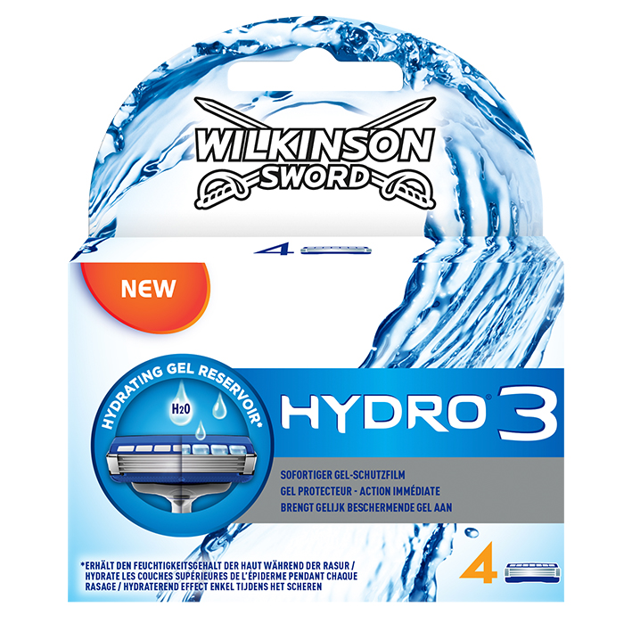 Ersatzklingen für Wilkinson Hydro 3 (4 Stck.)