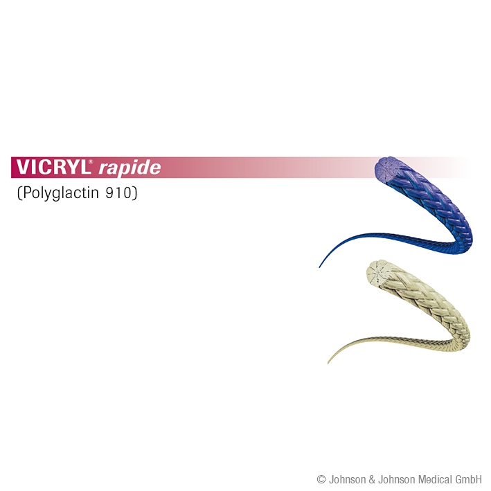 VICRYL rapide PS2 4/0=1,5 ungefärbt Nahtmaterial Fadenlänge 70 cm (36 Stck.) geflochten