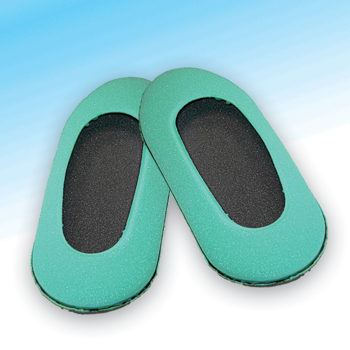 Patientenschuhe Pillow-Paws Gr. 38 - 42, grün (50 Paar)