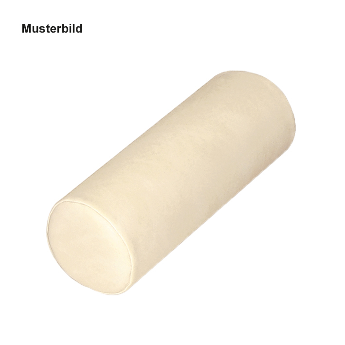 Knie- und Nackenrolle weiß, phthalatfrei 40 x 13 cm Ø, mit Reißverschluss
