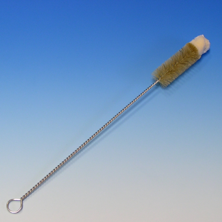 Reagenzglasbürste mit Wollbüschel 16-20 mm Ø