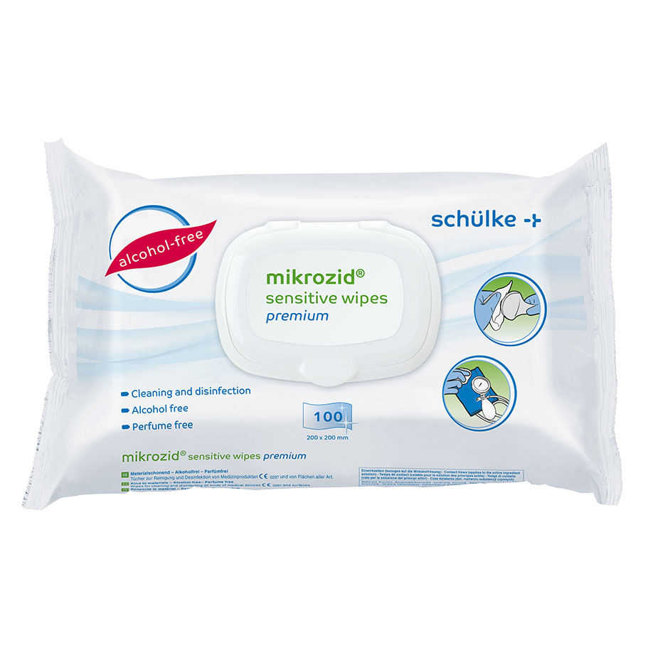 mikrozid sensitive wipes premium Desinfektionstücher (100 T.) UK = 6 Pack