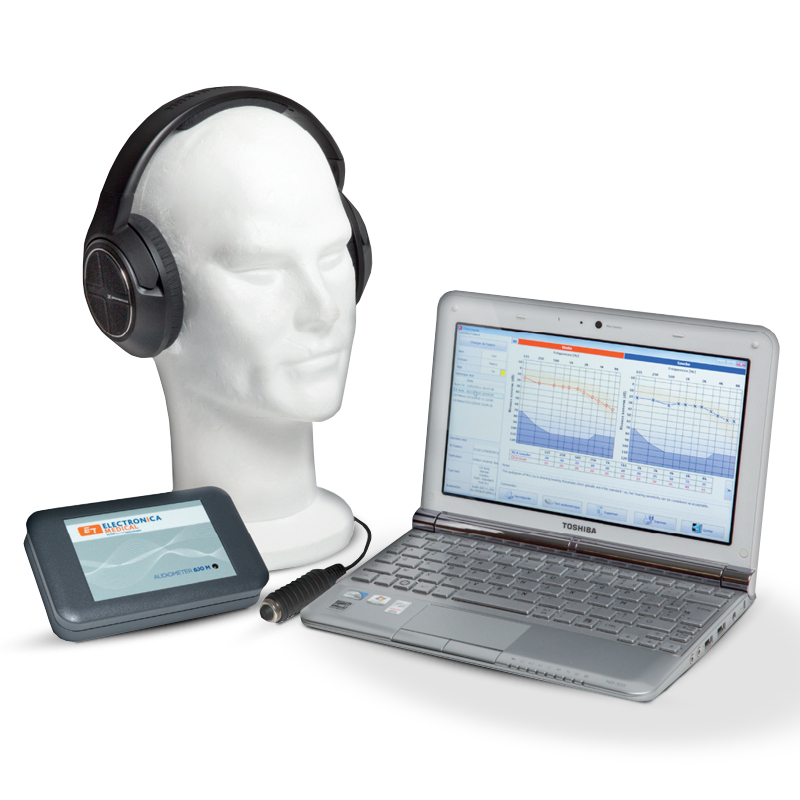 AUDIOMETER 600M mit Sennheiser Kopfhörern