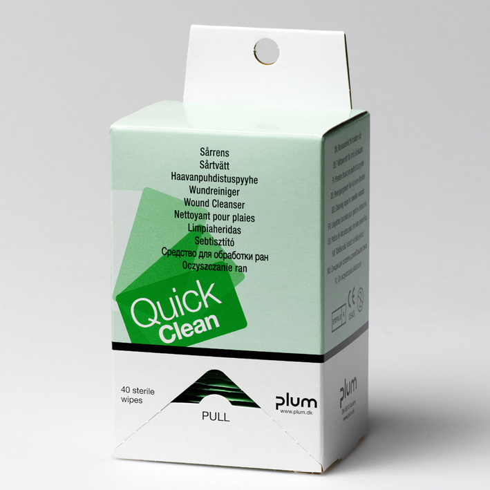 QuickClean Wundreinigungstücher (40 Stck.)
