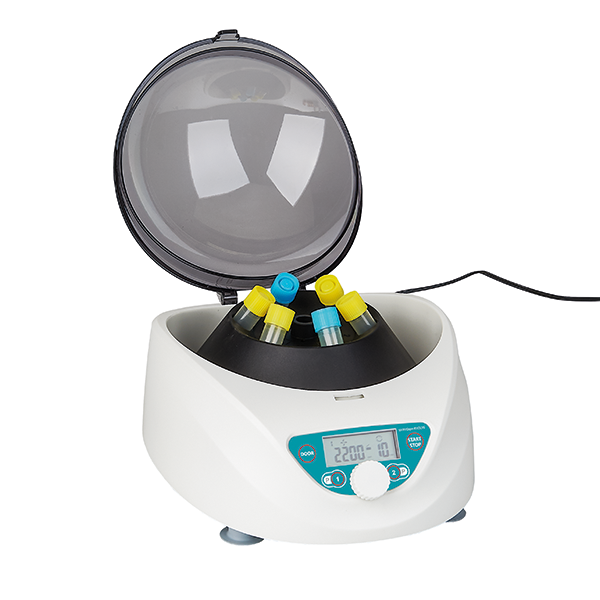 SERVOspin Evolve Tischzentrifuge mit 6-fach Winkelrotor, bürstenloser Motor, 300-5000rpm