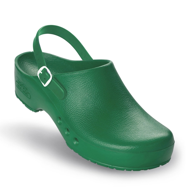 antist. ChiroClogs Special mit Fersenriemen grün, Gr. 37