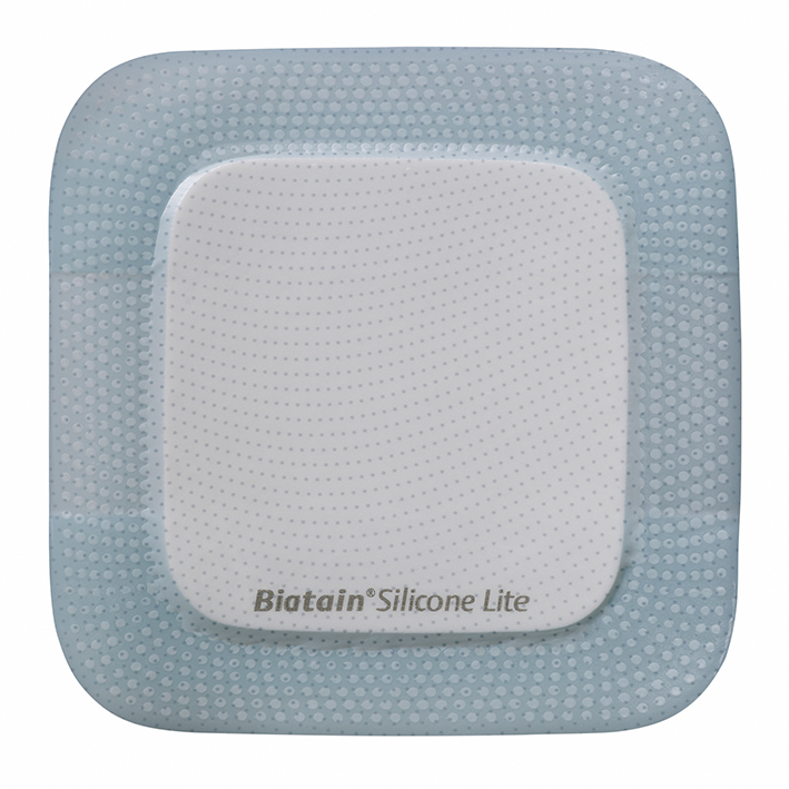 Biatain Silicone Lite Schaumverband steril, 10 x 10 cm (10 Stck.)