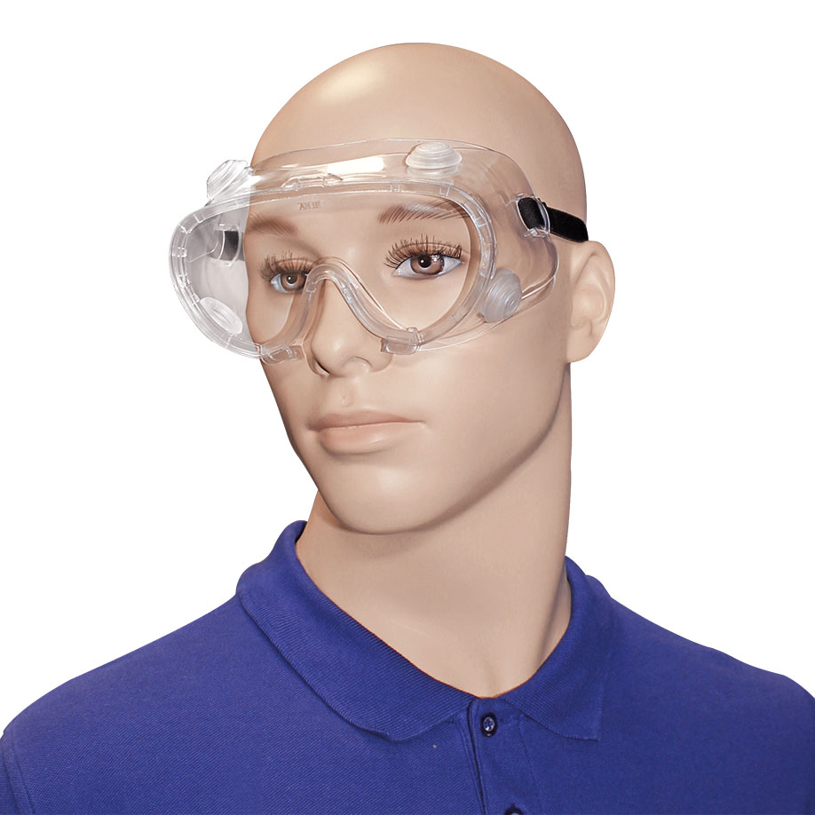 Vollsicht-Schutzbrille mit indirekter Belüftung und Antibeschlag - neue Ausführung - UK = 100 Stck.