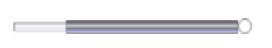 Schlingenelektrode mini Fig. 11, Ø 3 mm, gerade, 1,6mm Anschluss