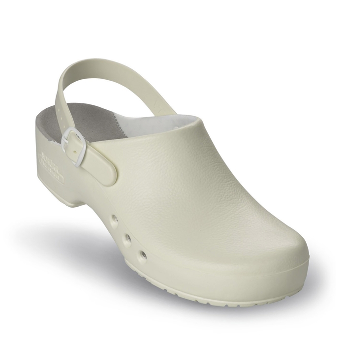 antist. ChiroClogs Professional mit Fersenriemen weiß, Gr. 36