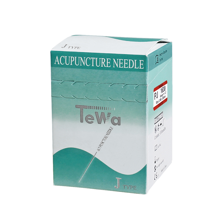 TeWa PJ-Type 1630 Akupunkturnadeln 0,16 x 30 mm (100 Stck.) mit farbigem Kunststoffgriff