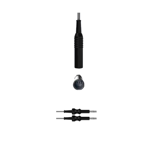 Bipolares HF-Kabel US-Modelle 2 x 4 mm Flachstecker gerade L = 3 m