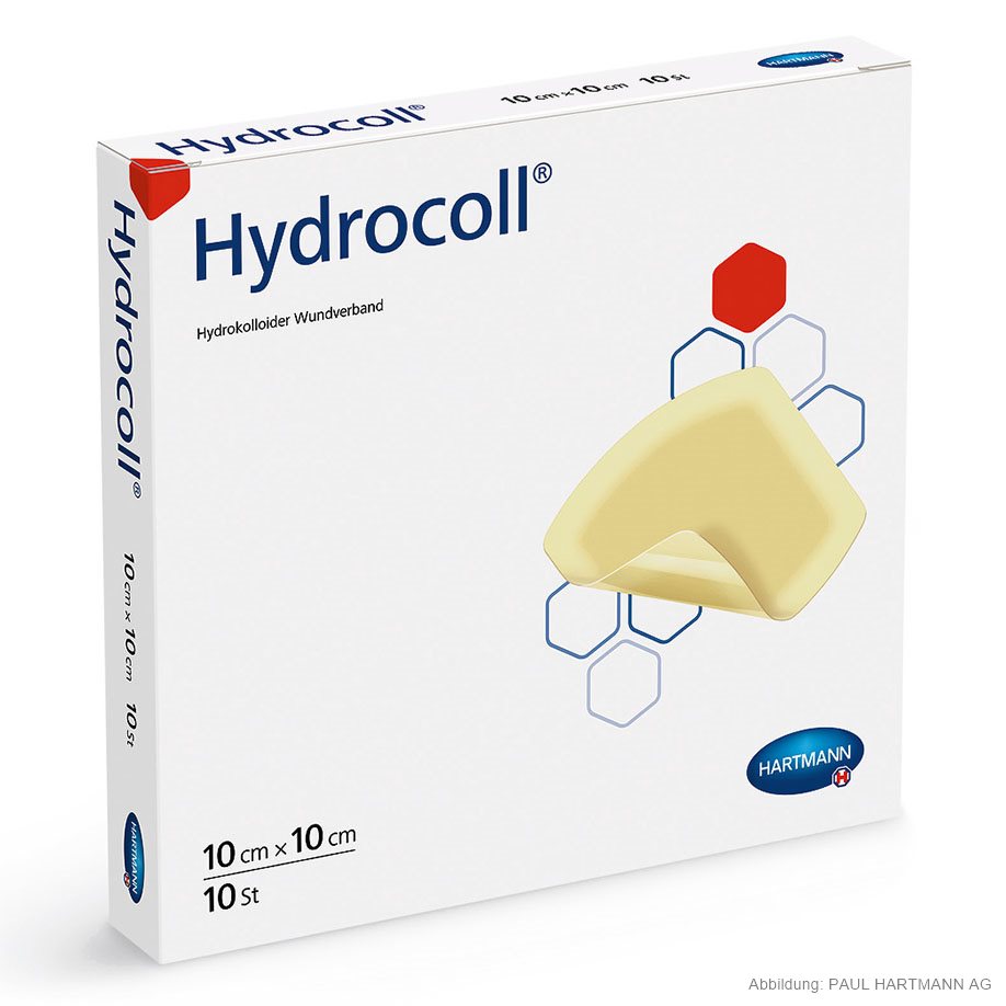 Hydrocoll Hydrokolloidverband steril 10 x 10 cm (10 Stck.)