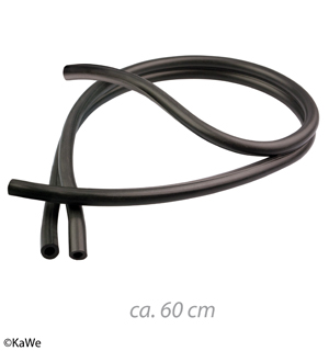 Doppelschlauch 60 cm, schwarz
