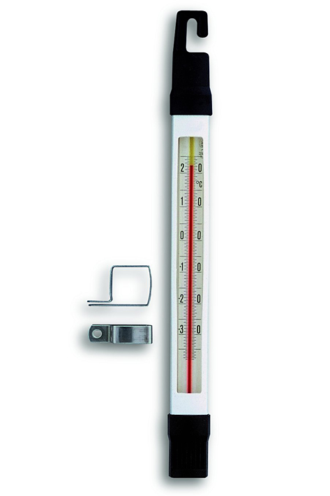 Tiefkühlthermometer, amtlich geeicht mit Halter, -35°C bis +25°C