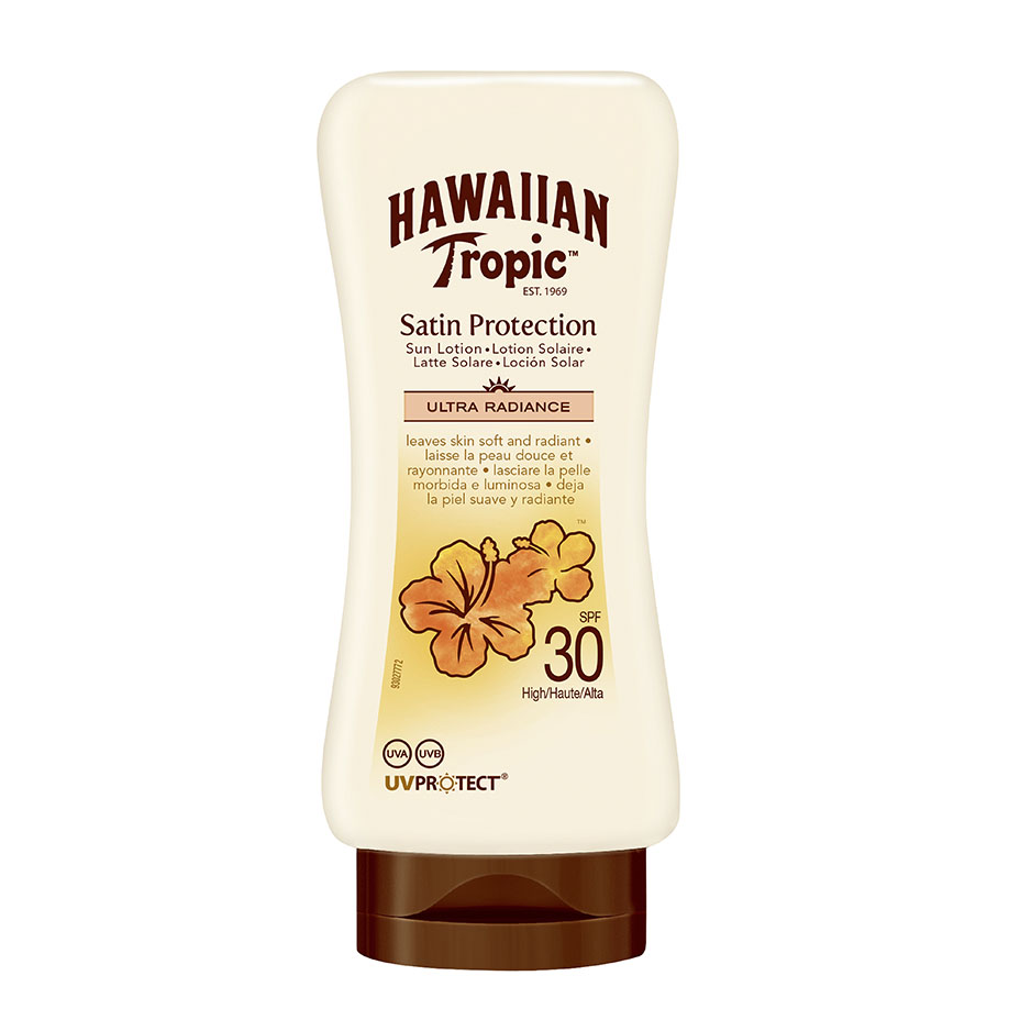 Hawaiian Tropic Satin Protection Sun Lotion 180 ml mit LSF 30