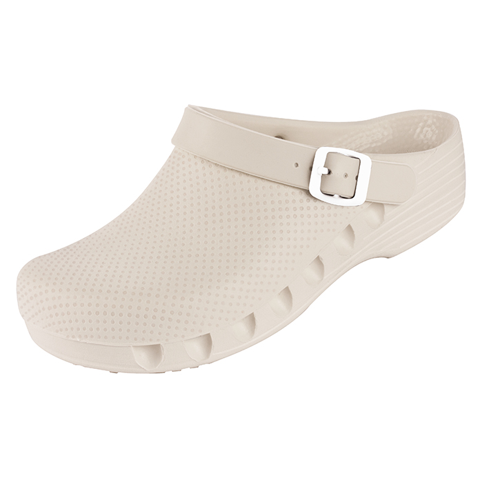 mediPlogs OP-Schuhe mit Fersenriemen weiß, Gr. 38