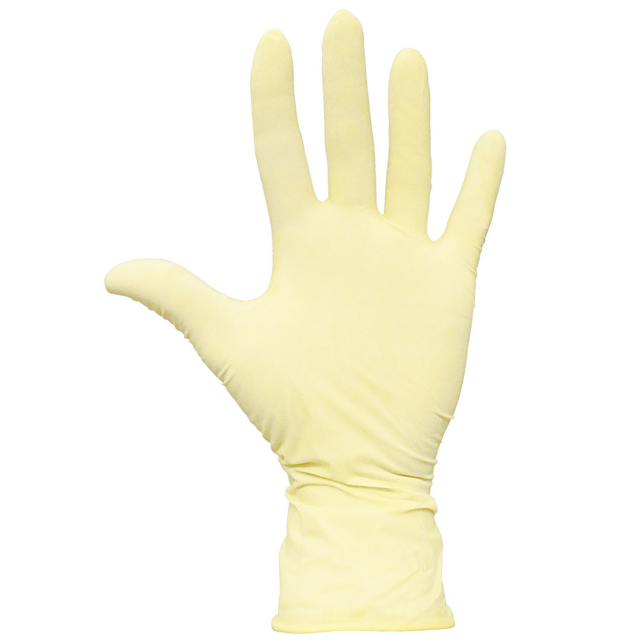 SOFT line U.-Handschuhe Gr. L, Latex, unsteril, puderfrei (100 Stck.)