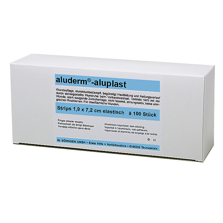 aluderm-aluplast Strips elastisch ca. 1,9 x 7,2 cm (100 Stck.)