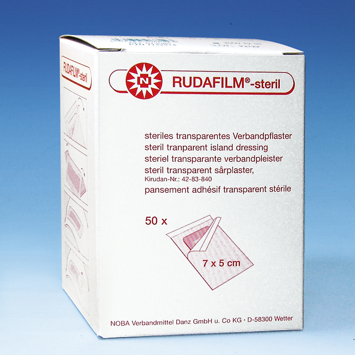 RUDAFILM-steril Wundschnellverbände 7 x 5 cm (50 Stck.)