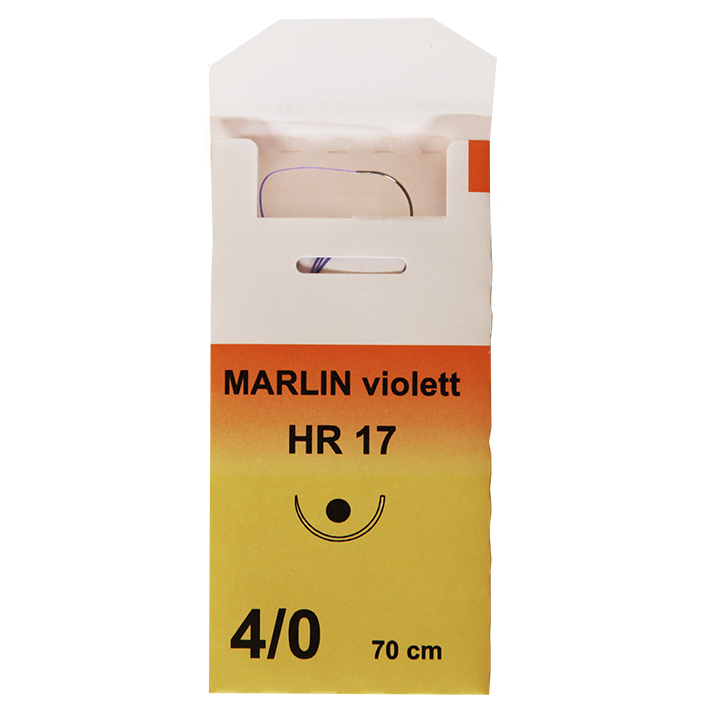 MARLIN HR 17 4/0=1,5, violett, - zur Zeit nicht lieferbar-/Alternative: CAT 17291080Nahtmaterial Fadenlänge 70 cm (24 Stck.)