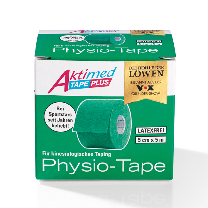 Aktimed TAPE PLUS 5 cm x 5 m, grün, Kinesiologie-Tape (1 Rl.)