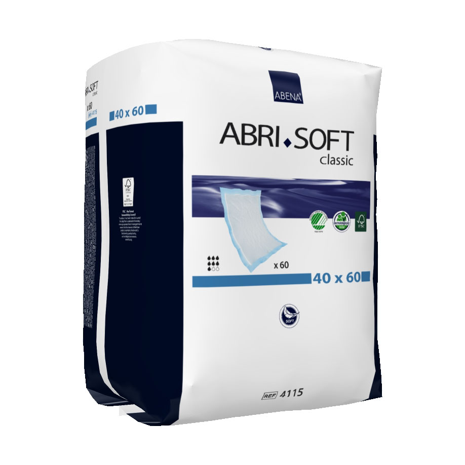 Abri-Soft Classic Bettschutzunterlagen 40 x 60 cm (60 Stck.)