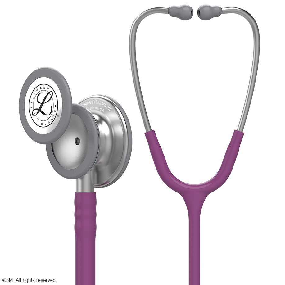 3M Littmann CLASSIC III Monitoring Stethoskop pflaume