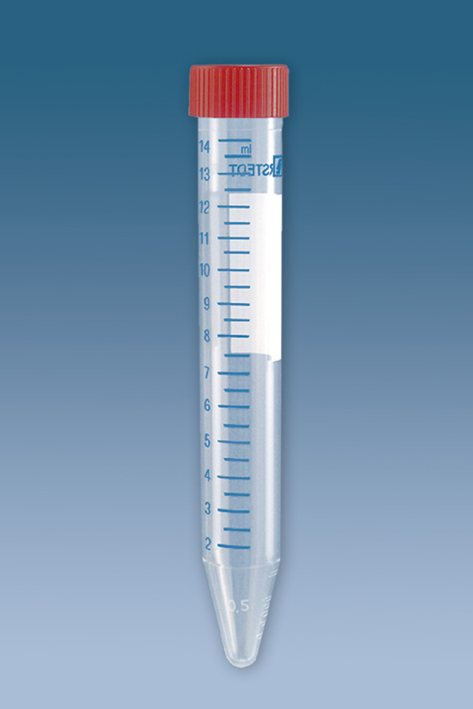 PP-Schraubröhrchen 15 ml, 120 x 17 mm Spitzboden, steril (50 Stck.)