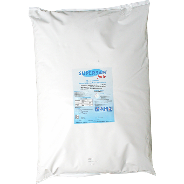 SUPERSAN forte 20 kg Desinfektionsvollwaschmittel