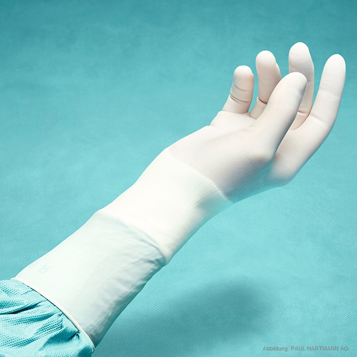 Peha-taft latex OP-Handschuhe puderfrei, steril, Gr. 7,5 (50 Paar)