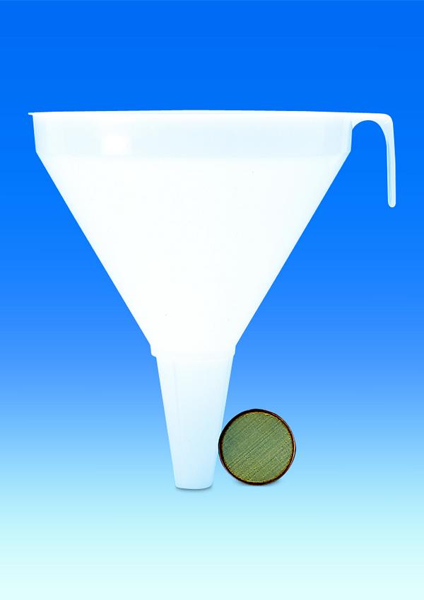 Fasstrichter, PP, Ø 210 mm, 1300 ml, Länge 252 mm, Auslauf-Ø 22 mm, transparent