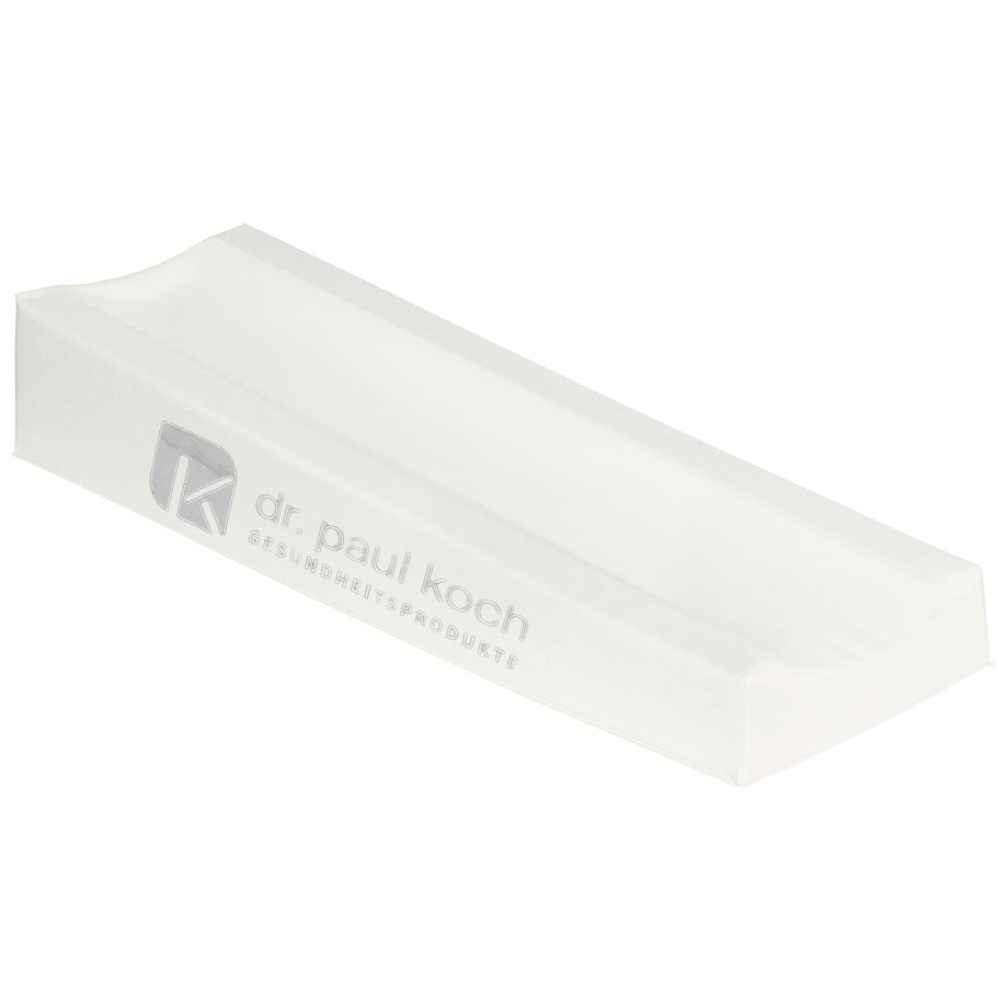 Injektionskissen Gabi 45 x 15 x 8/4 cm PVC-Bezug elfenbeinweiß