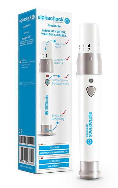 alphacheck professional Stechhilfe