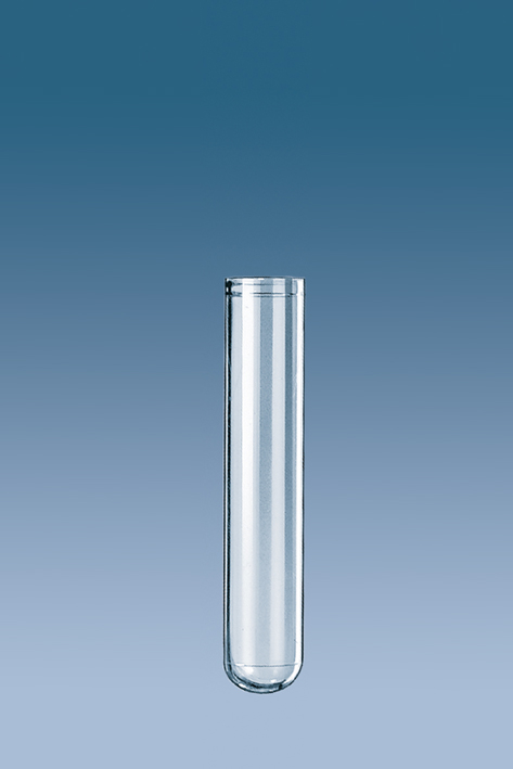 PS-Röhrchen 3,5 ml, 55 x 12 mm, steril m.montiertem Eindrückstopfen (100 Stck.)