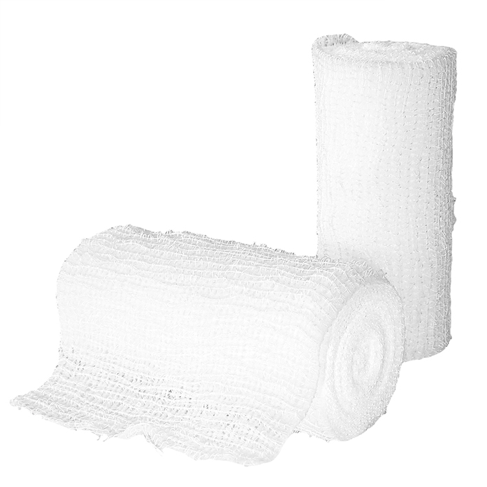 YPSIFLEX elastische Mullbinden 4 m x 6 cm, 20-fädig, lose (20 Stck.) Klinikpackung