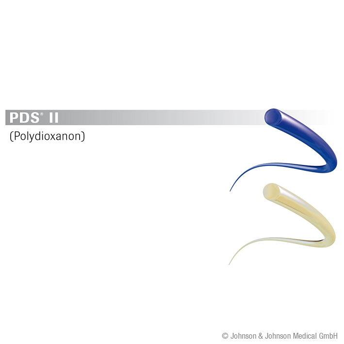 PDS ll CC175-8 MP 7/0=0,5 violett, Nahtmaterial Fadenlänge 70 cm (24 Stck.), monofil