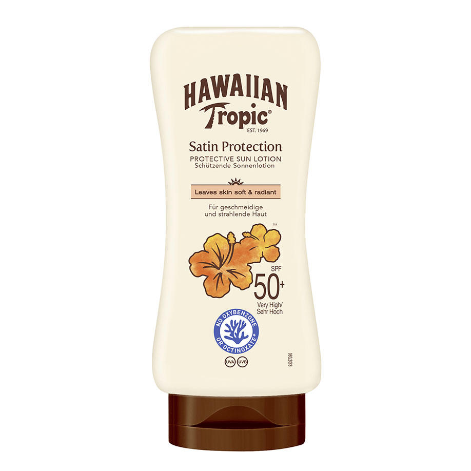 Hawaiian Tropic Satin Protection Sun Lotion 180 ml mit LSF 50+