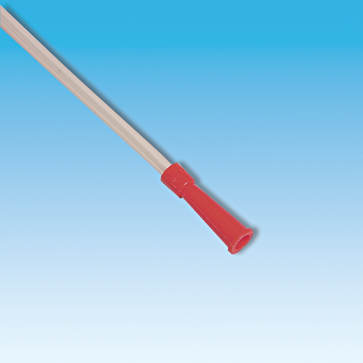 Absaugkatheter Ch. 18 steril ca. 50 cm, gerade, rot