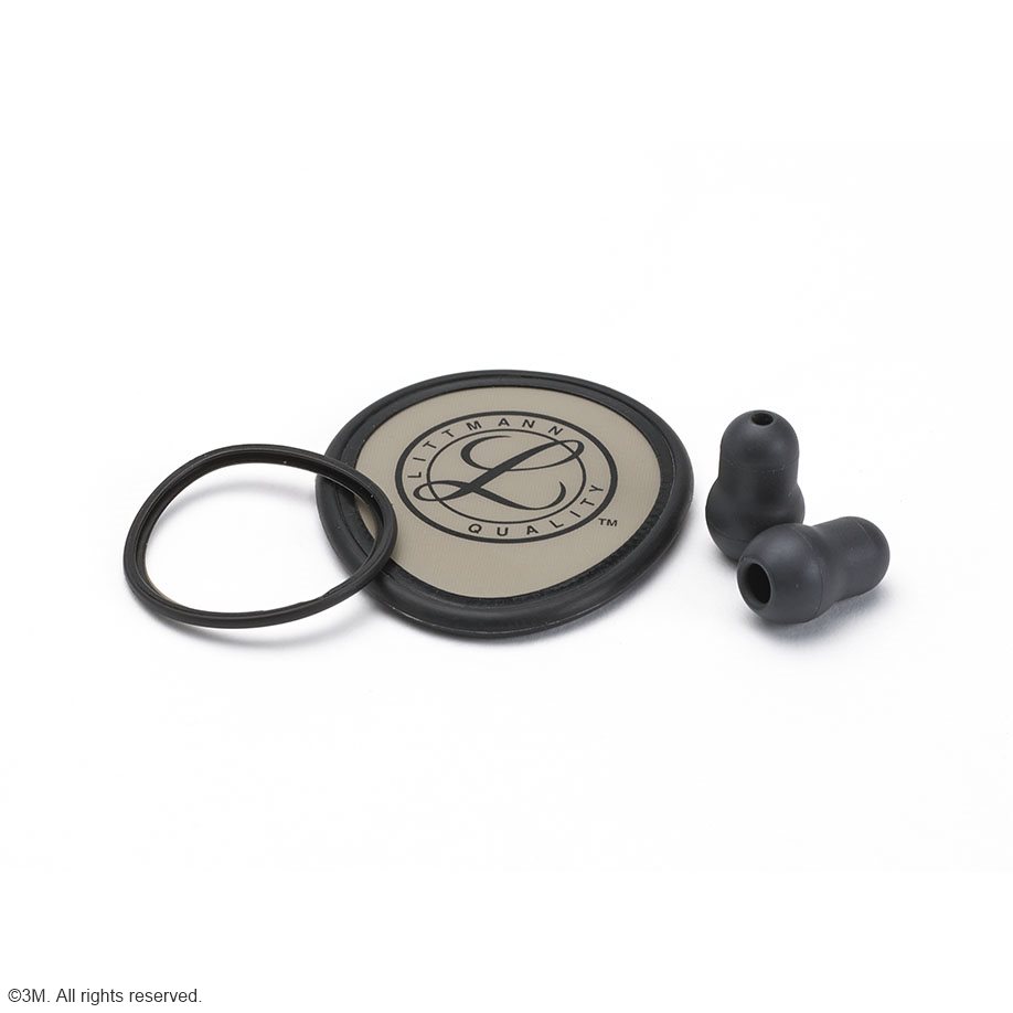 3M Littmann Ersatzteil-Set schwarz, für Lightweight II S.E. Stethoskop